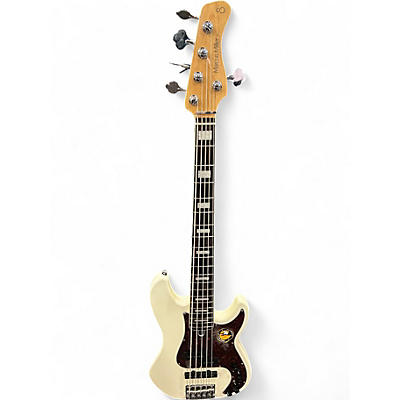 Used Sire Marcus Miller P7 Swamp Ash Antique White Electric Bass Guitar