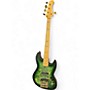 Used Sire Marcus Miller V10 5-String Electric Bass Trans Green Electric Bass Guitar Trans Green