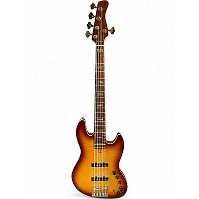 Used Sire Marcus Miller V10DX 2 Tone Sunburst Electric Bass Guitar