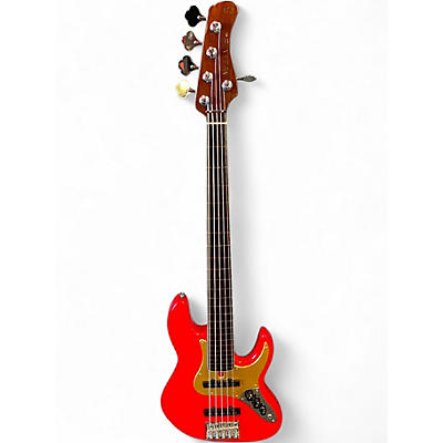 Used Sire Marcus Miller V5 24 Fretless Dakota Red Electric Bass Guitar