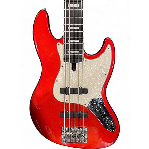 Used Sire Marcus Miller V7 Alder 5 String Metallic Red Electric Bass Guitar Metallic Red