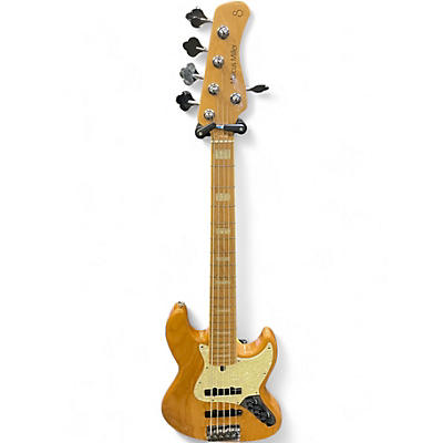 Used Sire Marcus Miller V7 Alder 5 String Natural Electric Bass Guitar