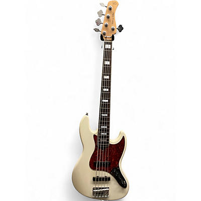Used Sire Marcus Miller V7 Alder 5 String Vintage White Electric Bass Guitar