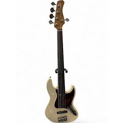 Used Sire Marcus Miller V7 Alder 5 String Vintage White Electric Bass Guitar