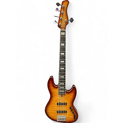 Used Sire Marcus Miller V9 Alder 5 String 3 Tone Sunburst Electric Bass Guitar