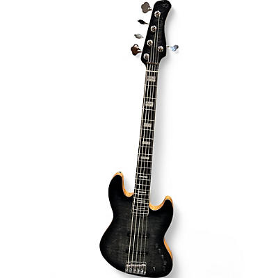 Used Sire Marcus Miller V9 Swamp Ash 5 String Trans Charcoal Electric Bass Guitar