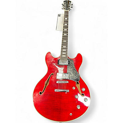 Used Sire SEMI HOLLOW Candy Apple Red Hollow Body Electric Guitar
