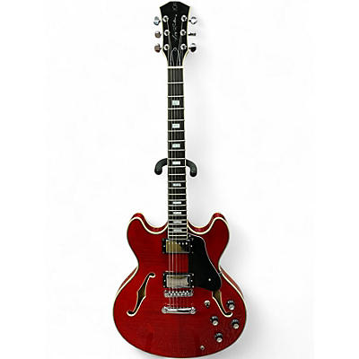 Used Sire Sire Larry Carlton H7 Trans Red Hollow Body Electric Guitar