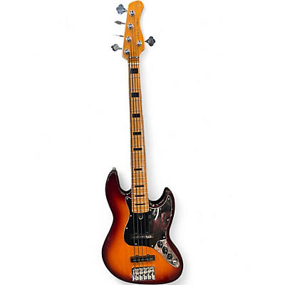 Used Sire V5 Sunburst Electric Bass Guitar