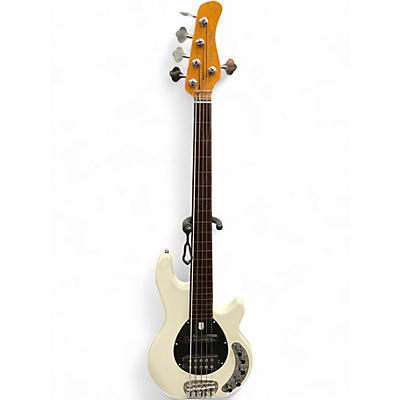 Used Sire marcus miller Z7 5 fretless White Electric Bass Guitar