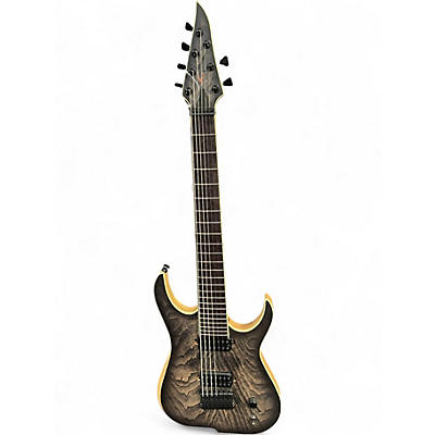 Used Skervesen RAPTOR 7 HANNES Natural ASH Solid Body Electric Guitar