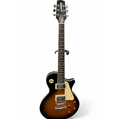 Used Slammer By Hamer SP 2/2 T 2 Tone Sunburst Solid Body Electric Guitar