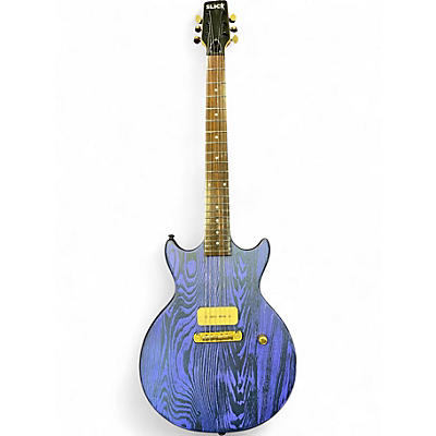 Used Slick SL-59 trans purple Solid Body Electric Guitar