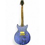 Used Slick SL-59 trans purple Solid Body Electric Guitar trans purple
