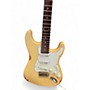 Used Slick SL57 Cream Solid Body Electric Guitar Cream