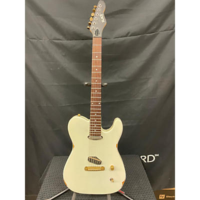 Slick Stuff Used Slick Stuff Sl5o Antique White Solid Body Electric Guitar