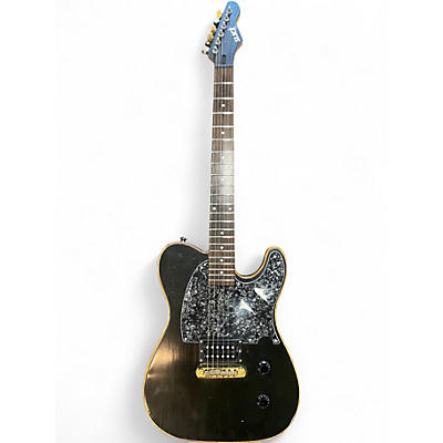 Used Slick Telecaster Black Solid Body Electric Guitar