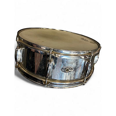 Used Slingerland 14X5 Festival Steel Snare Chrome Drum