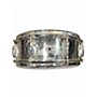 Used Slingerland 14X6 SNARE Silver Drum Silver 212