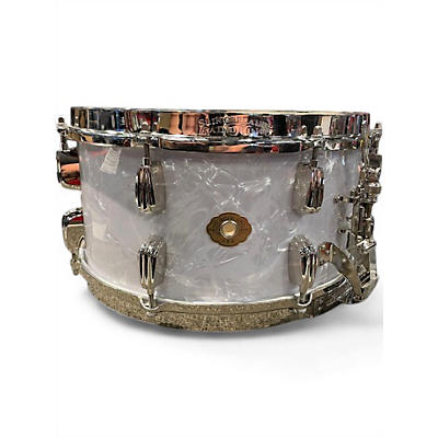 Used Slingerland 14X7.5 RadioKing Snare White Pearl Drum