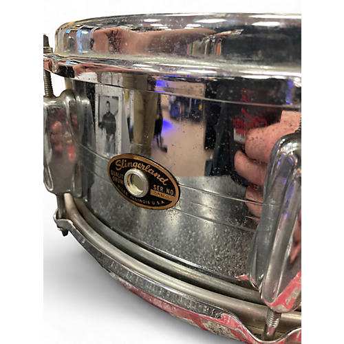 Used Slingerland 14in Gene Krupa  Chrome Drum Chrome 33