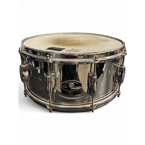 Used Slingerland 14in Radio King Silver Drum Silver 33