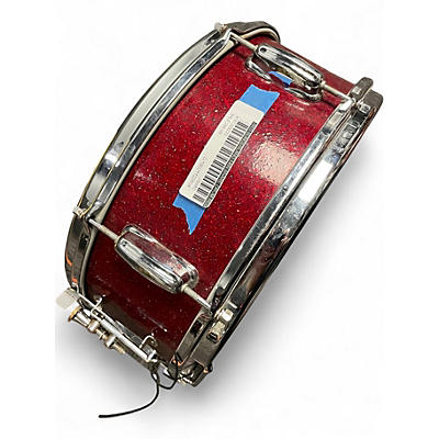 Used Slingerland 14in Snare Drum Red Sparkle Drum