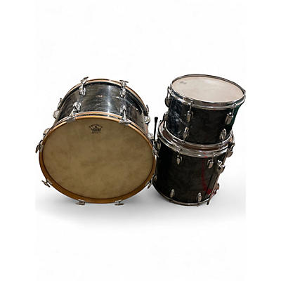 Used Slingerland 3 Piece MODERN JAZZ OUTFIT #9 BLACK DIAMOND PEARL Drum Kit