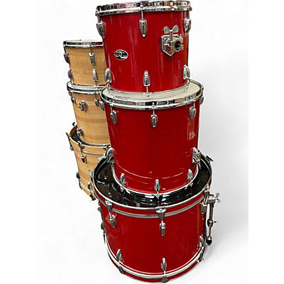 Slingerland Used Slingerland 3 Piece SPIRIT DRUM KIT Red Drum Kit