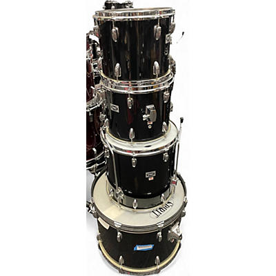Used Slingerland 4 Piece SPIRIT Black Drum Kit