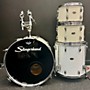 Used Slingerland Used Slingerland 4 piece SUPER ROCK OUTFIT White Drum Kit White