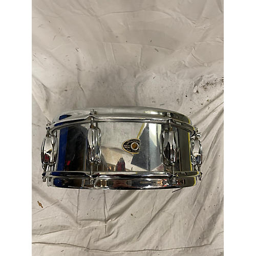 Slingerland Used Slingerland 5.5X14 Chrome Snare Drum Steel steel 10