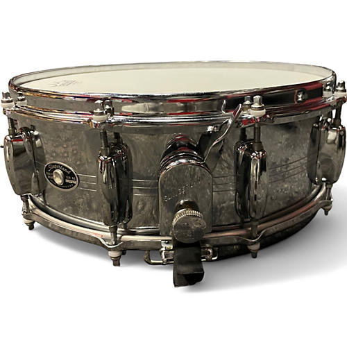 Used Slingerland 5.5X14 No. 132 Gene Krupa Deluxe Chrome over Brass Drum Chrome over Brass 10