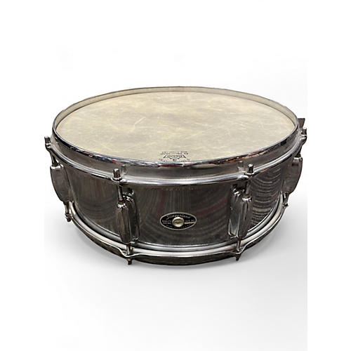 Used Slingerland 5X14 SNARE DRUM CHROME Drum CHROME 8