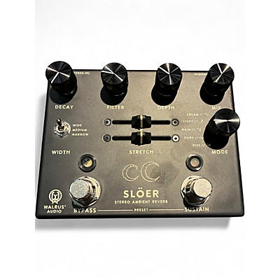 Used Sloer STEREO AMBIENT REVERB Effect Pedal