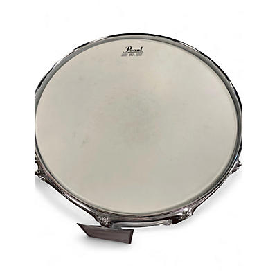 Used Snare  14in Steel shell Chrome Silver Drum