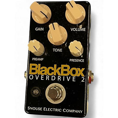 Used Snouse Black Box Overdrive 2 Effect Pedal
