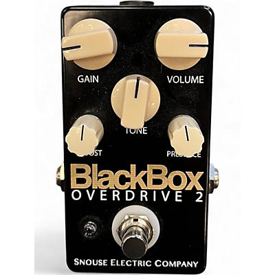 Used Snouse Electric Co BlackBox Overdrive 2 Effect Pedal