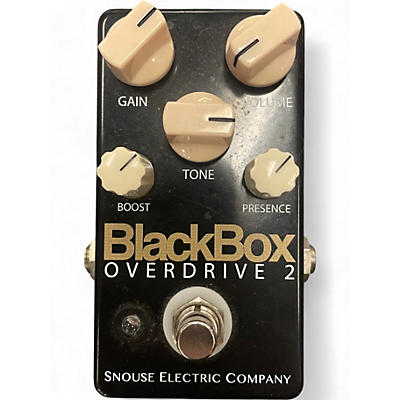 Used Snouse Electric Company BLACKBOX OVERDRIVE 2 Effect Pedal