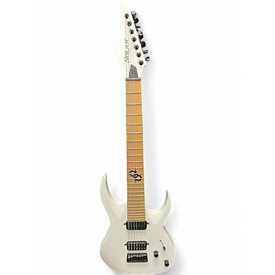 Used Solar A2 White Solid Body Electric Guitar