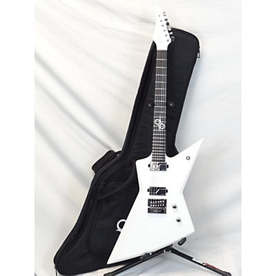 Used Solar E1.6 White Solid Body Electric Guitar