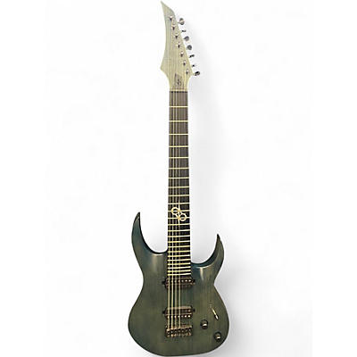 Used Solar Guitars A.27 Trans Blue Solid Body Electric Guitar