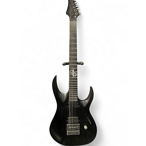 Used Solar Guitars A1.6 Black Solid Body Electric Guitar Black
