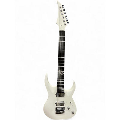 Used Solar Guitars A1.6 VINTER EVERTUNE Arctic White Solid Body Electric Guitar