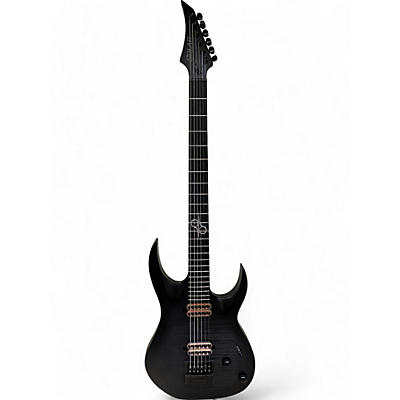 Solar Guitars Used Solar Guitars A1.6FBB-29 Black Baritone Guitars