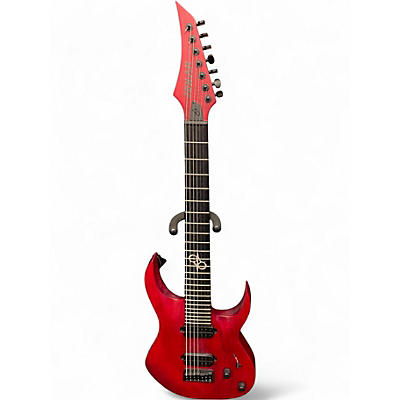 Used Solar Guitars A1.7ROP-29+ MATTE RED Solid Body Electric Guitar