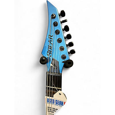 Used Solar Guitars A2.6 Blue Solid Body Electric Guitar