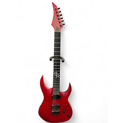 Used Solar Guitars A2.6ATBR TRAN BLOOD RED Solid Body Electric Guitar