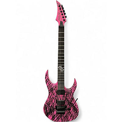 Used Solar Guitars A2.6FRPN PINK SPLATTERED Solid Body Electric Guitar