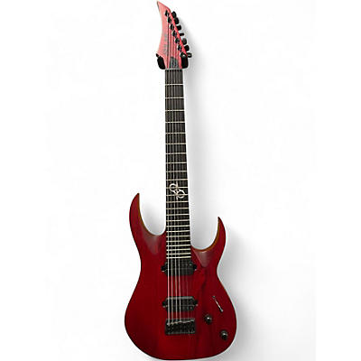Used Solar Guitars A27TBR Red Solid Body Electric Guitar